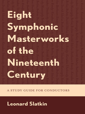 cover image of Eight Symphonic Masterworks of the Nineteenth Century